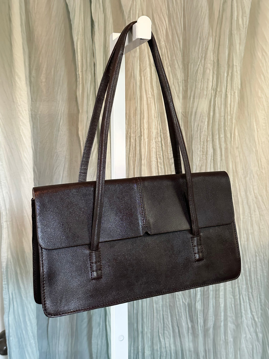 Vintage Brown Leather Purse