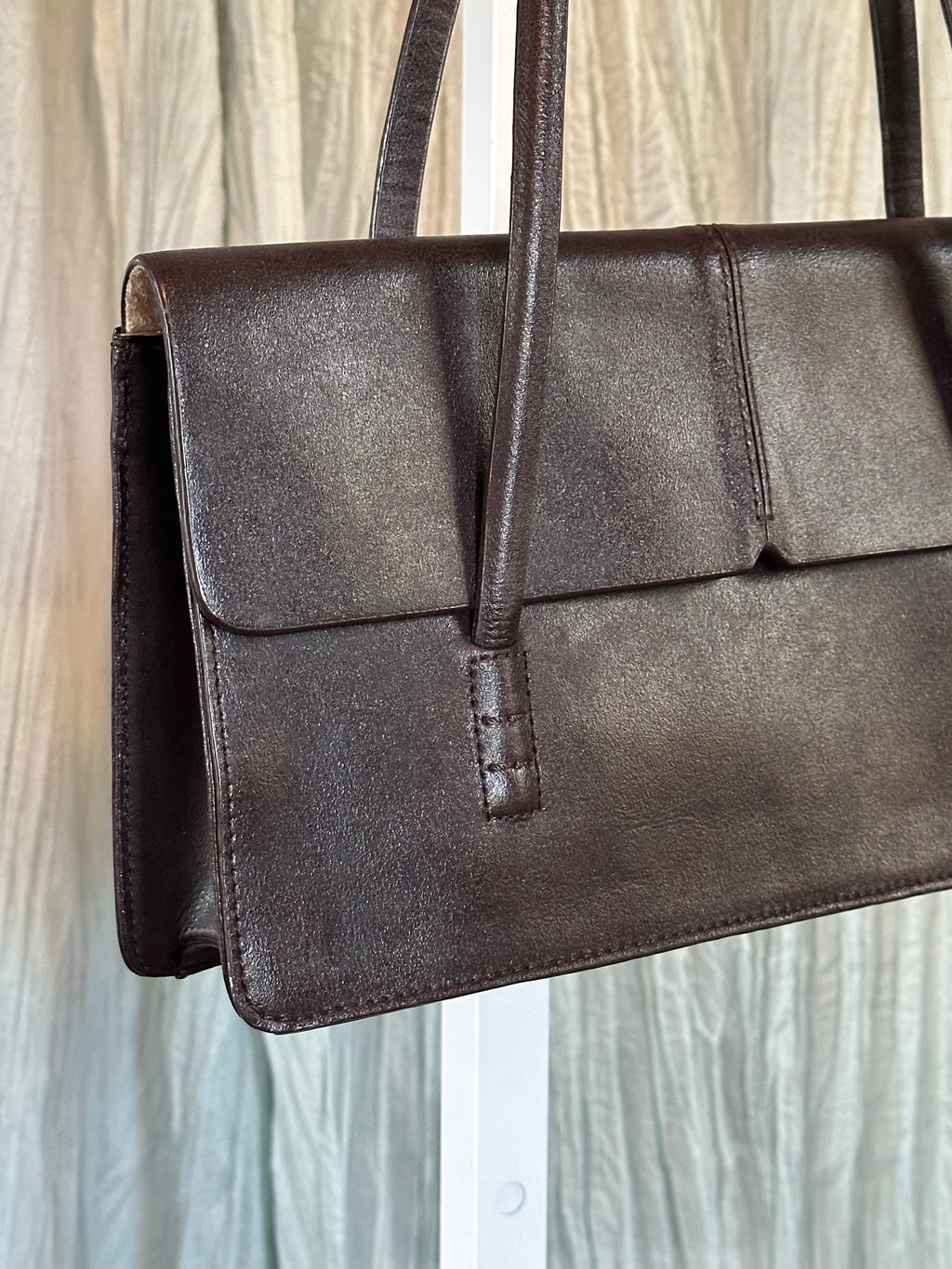 Vintage Brown Leather Purse