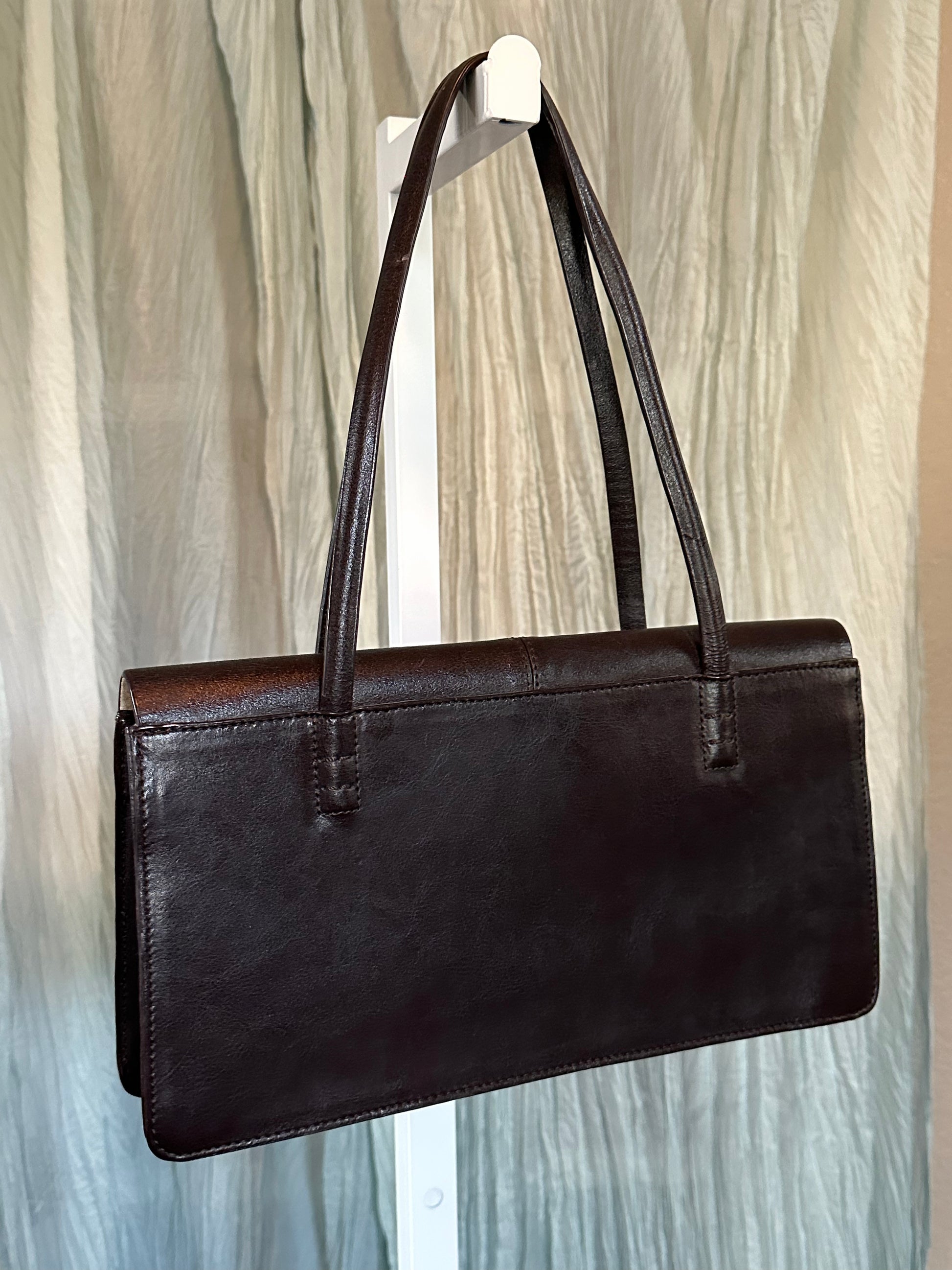 Vintage Brown Leather Purse