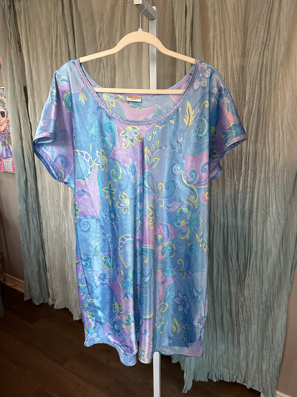 Y2K Satin Night Gown