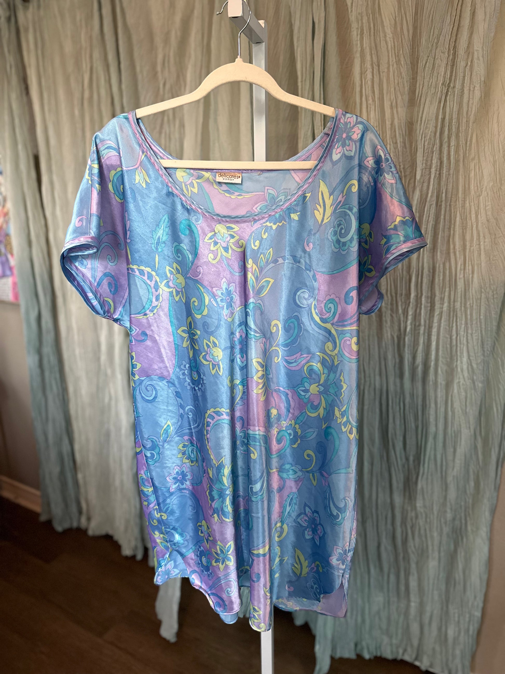 Y2K Satin Night Gown