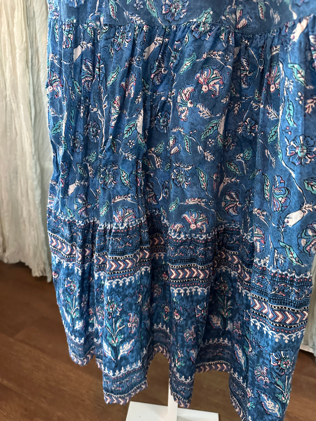 Blue Boho Dress