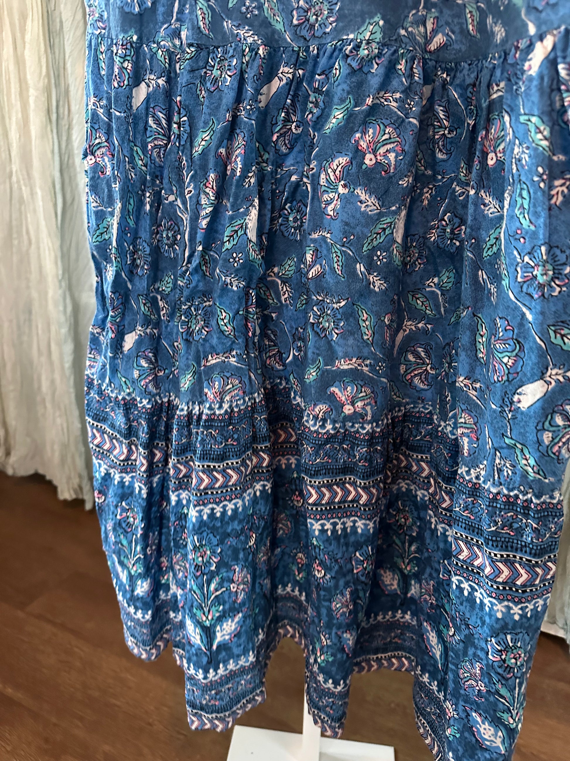 Blue Boho Dress