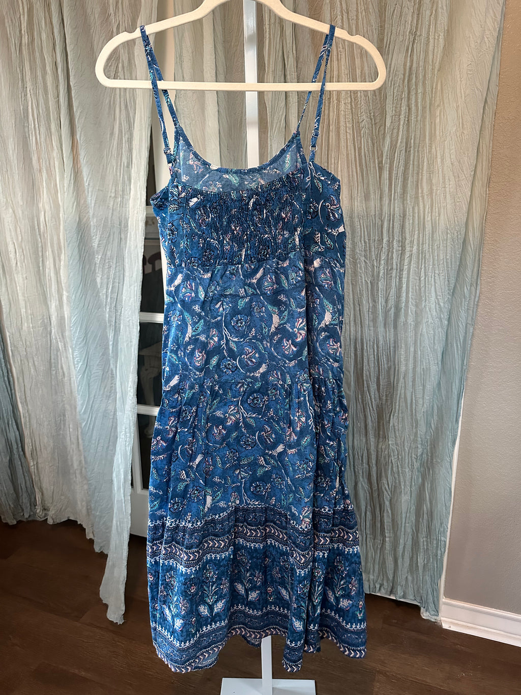 Blue Boho Dress