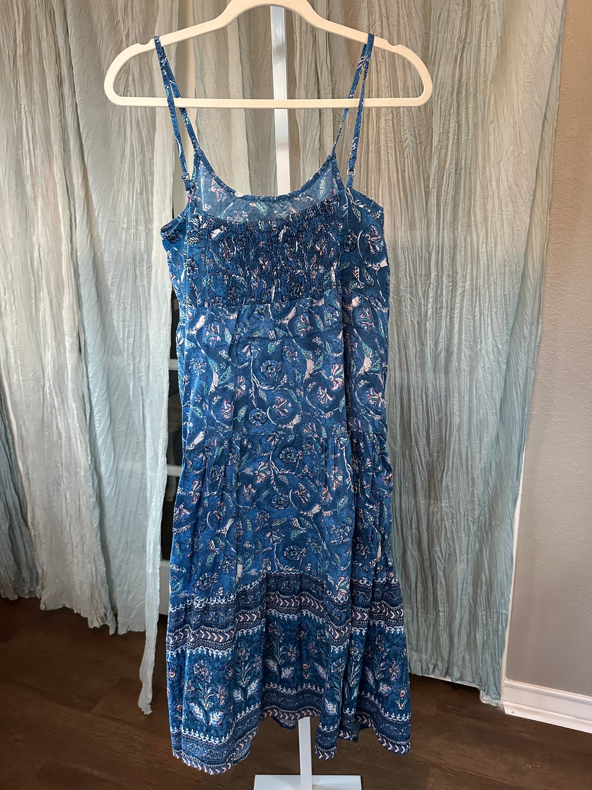 Blue Boho Dress