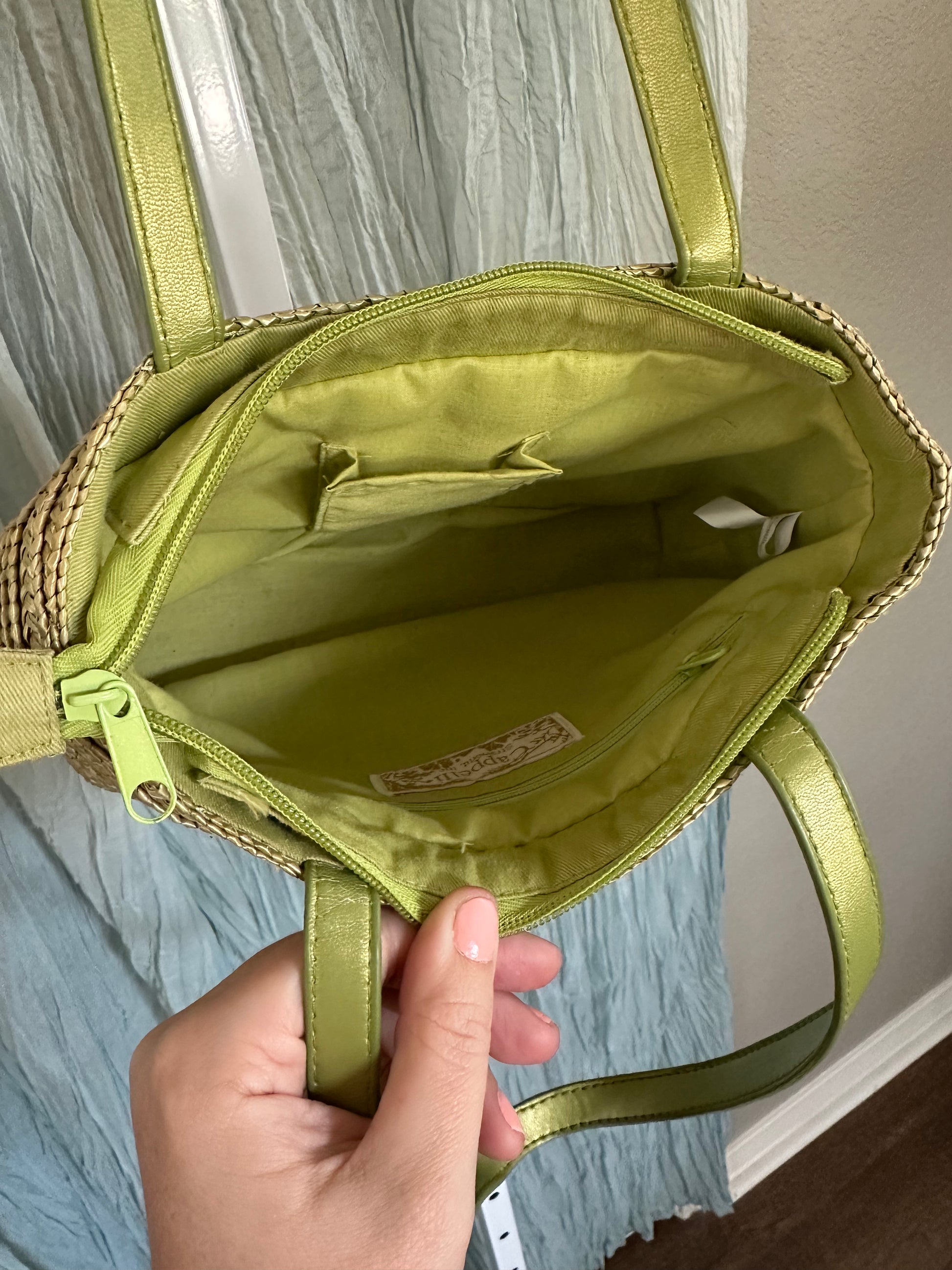 Embellished Green Butterfly Bag