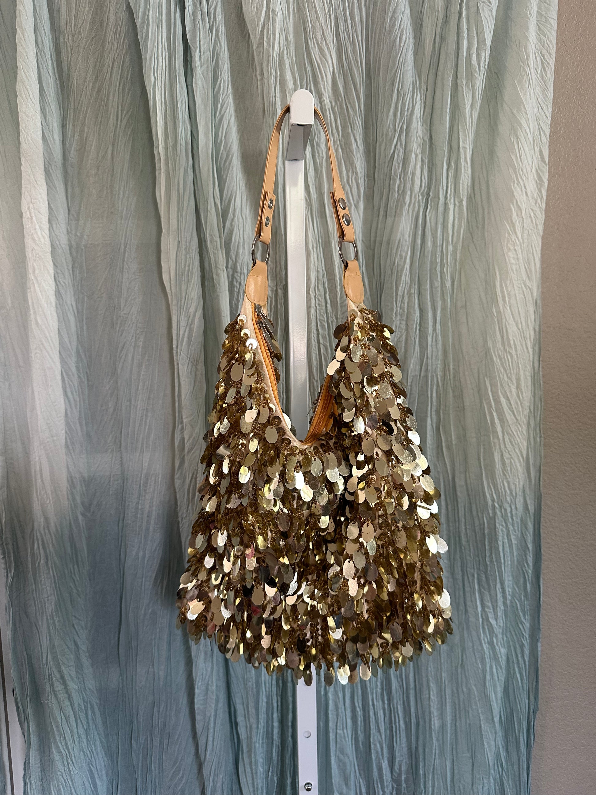 Y2K Gold Sequin Purse