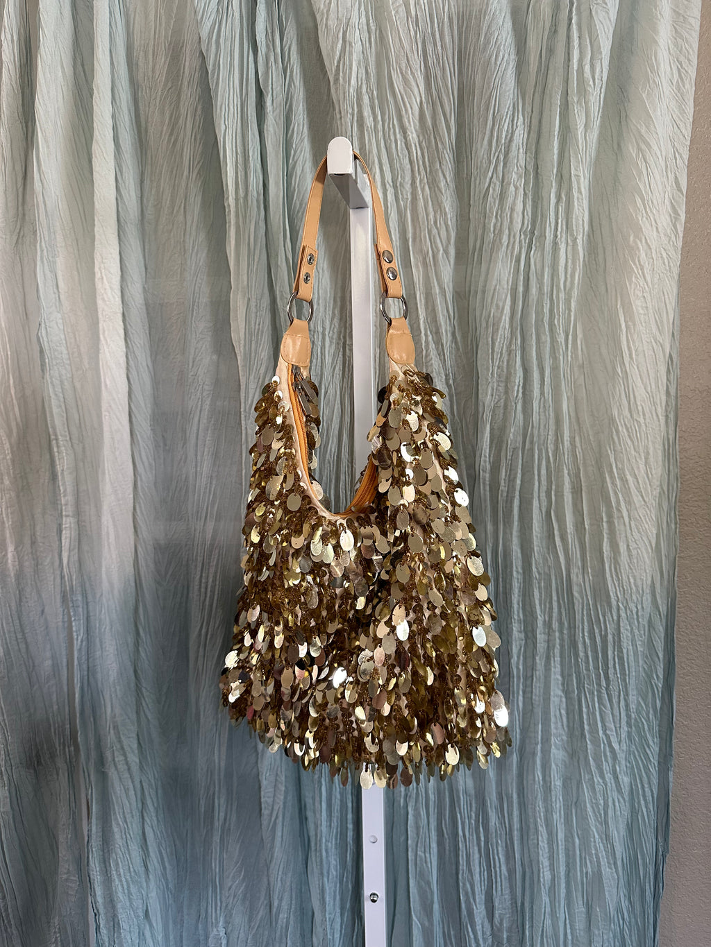 Y2K Gold Sequin Purse