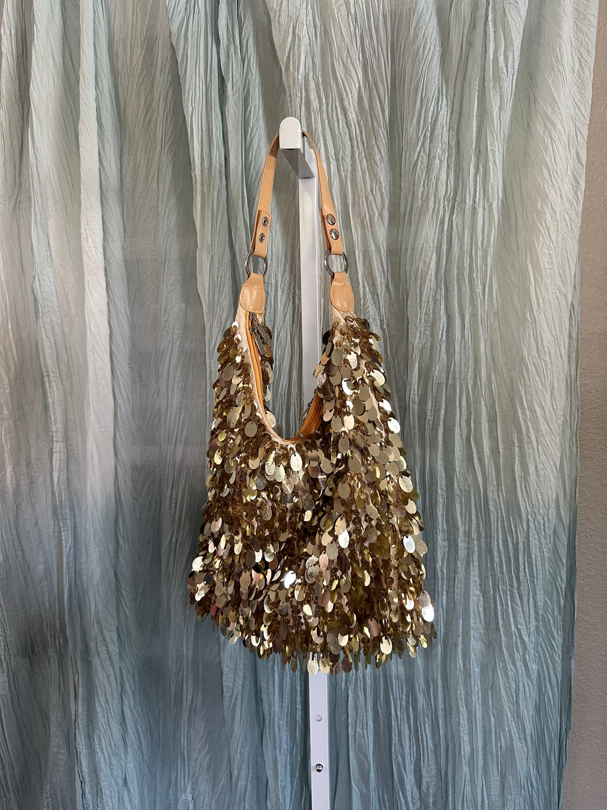 Y2K Gold Sequin Purse