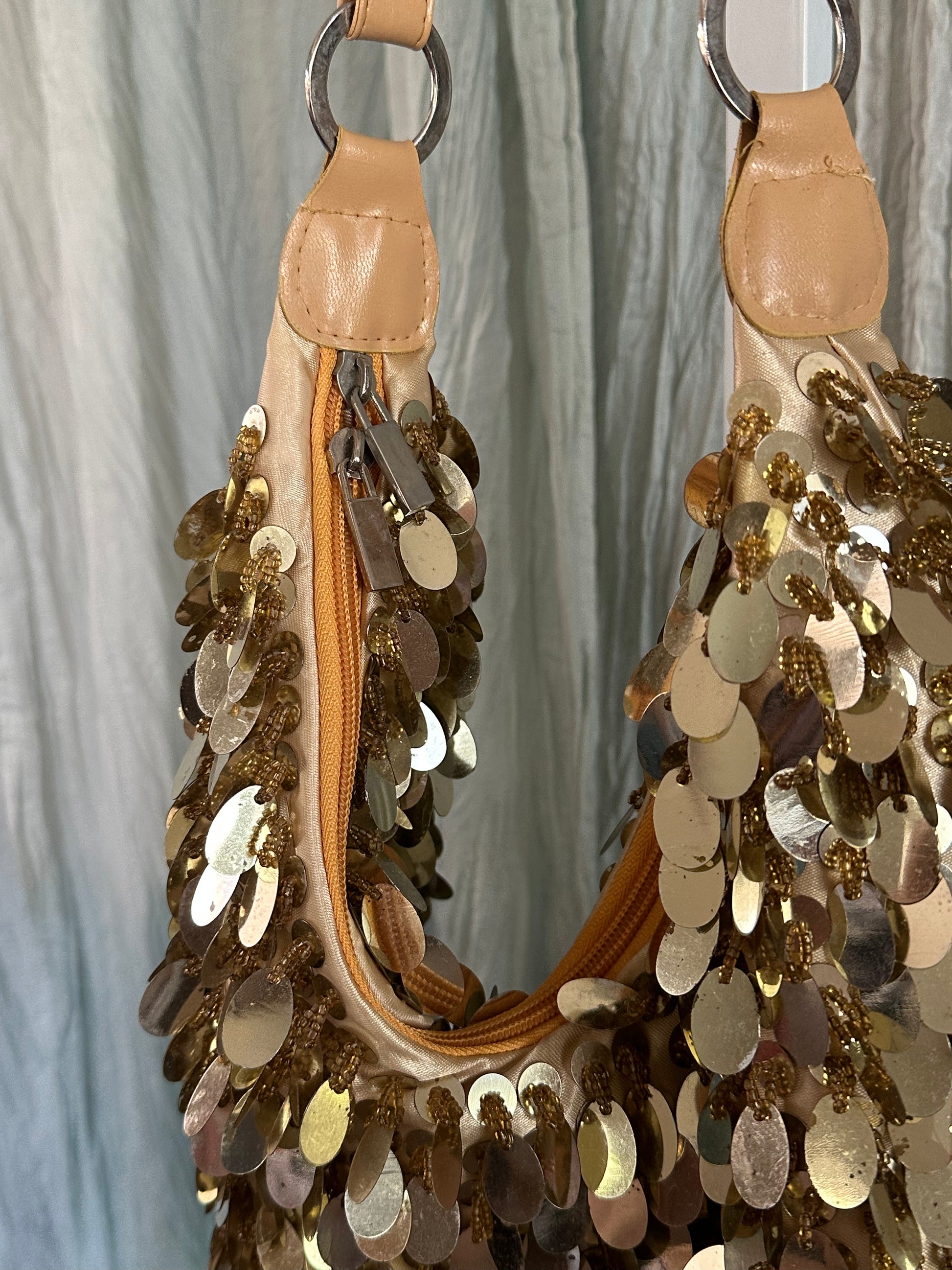 Y2K Gold Sequin Purse