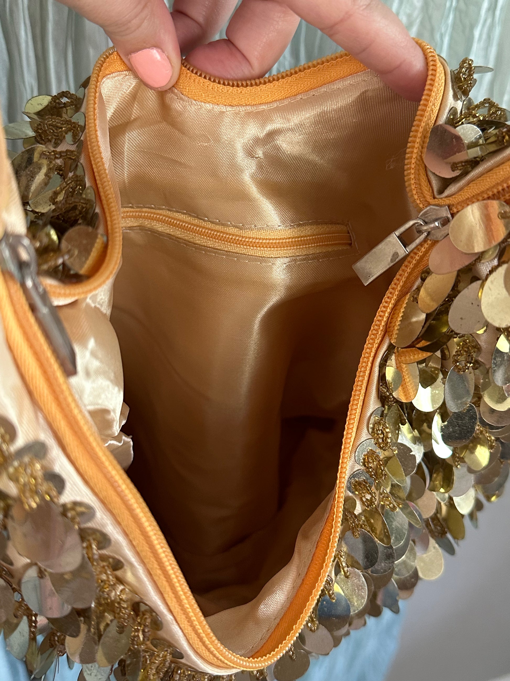 Y2K Gold Sequin Purse