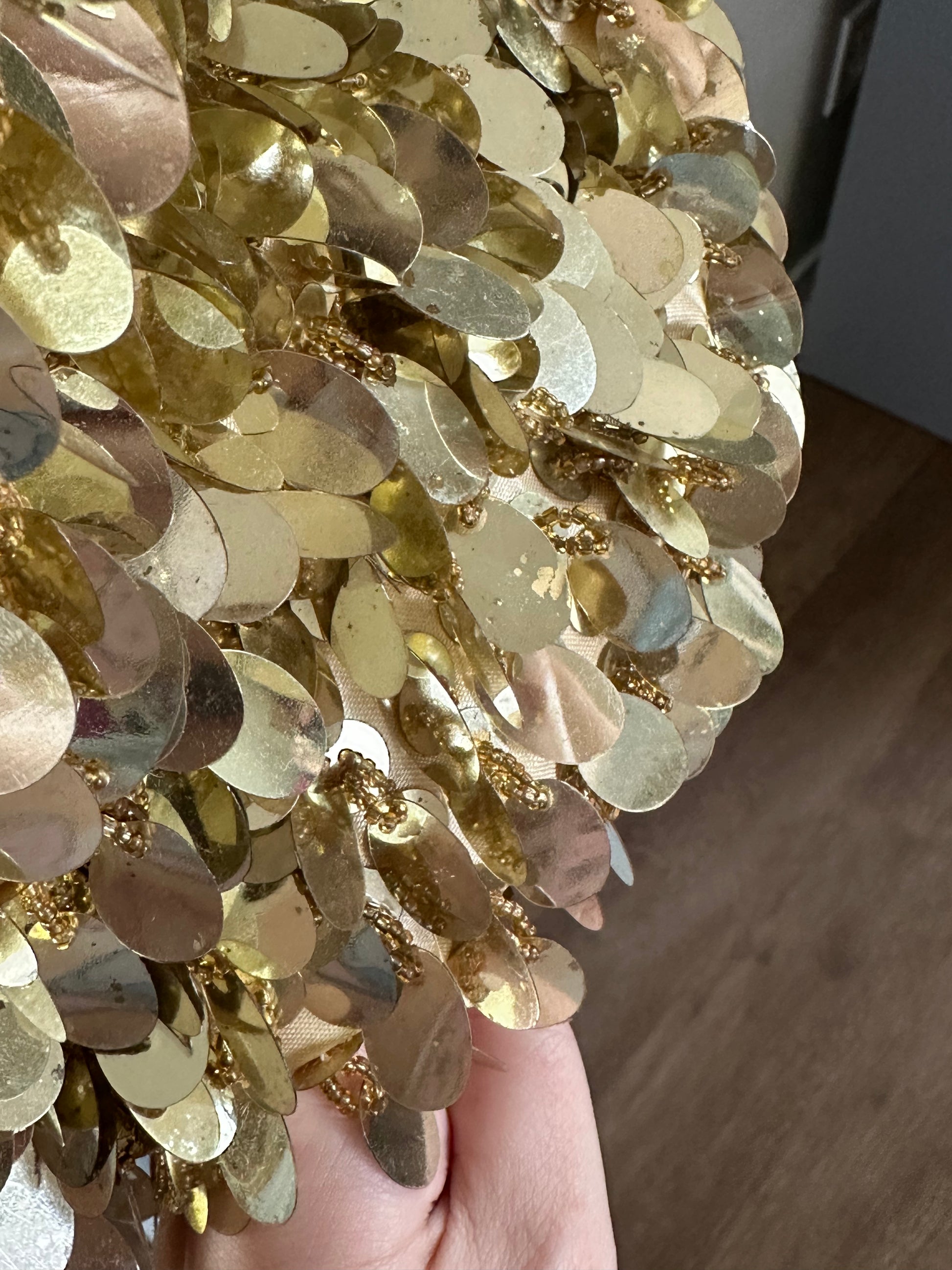Y2K Gold Sequin Purse