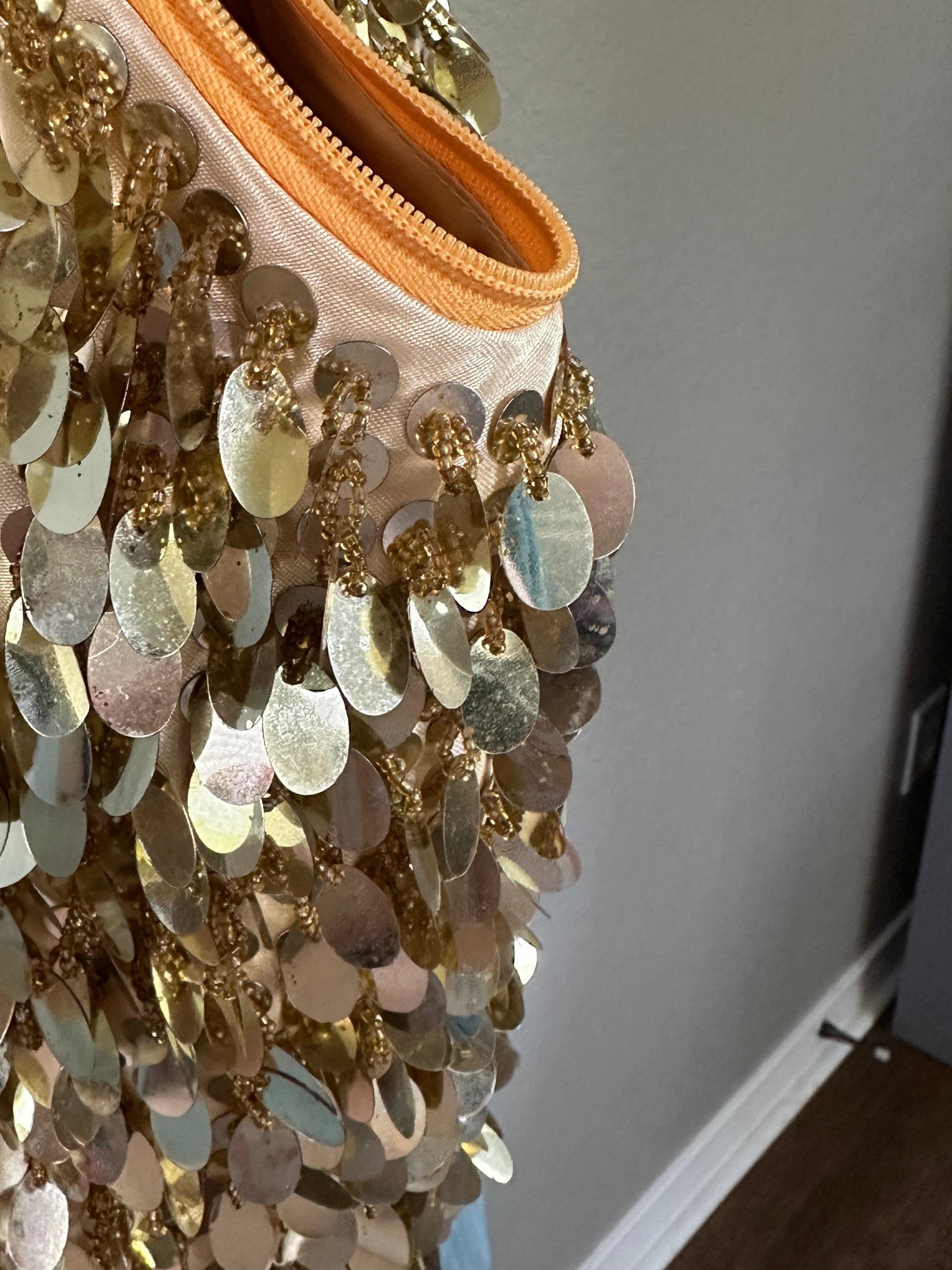 Y2K Gold Sequin Purse