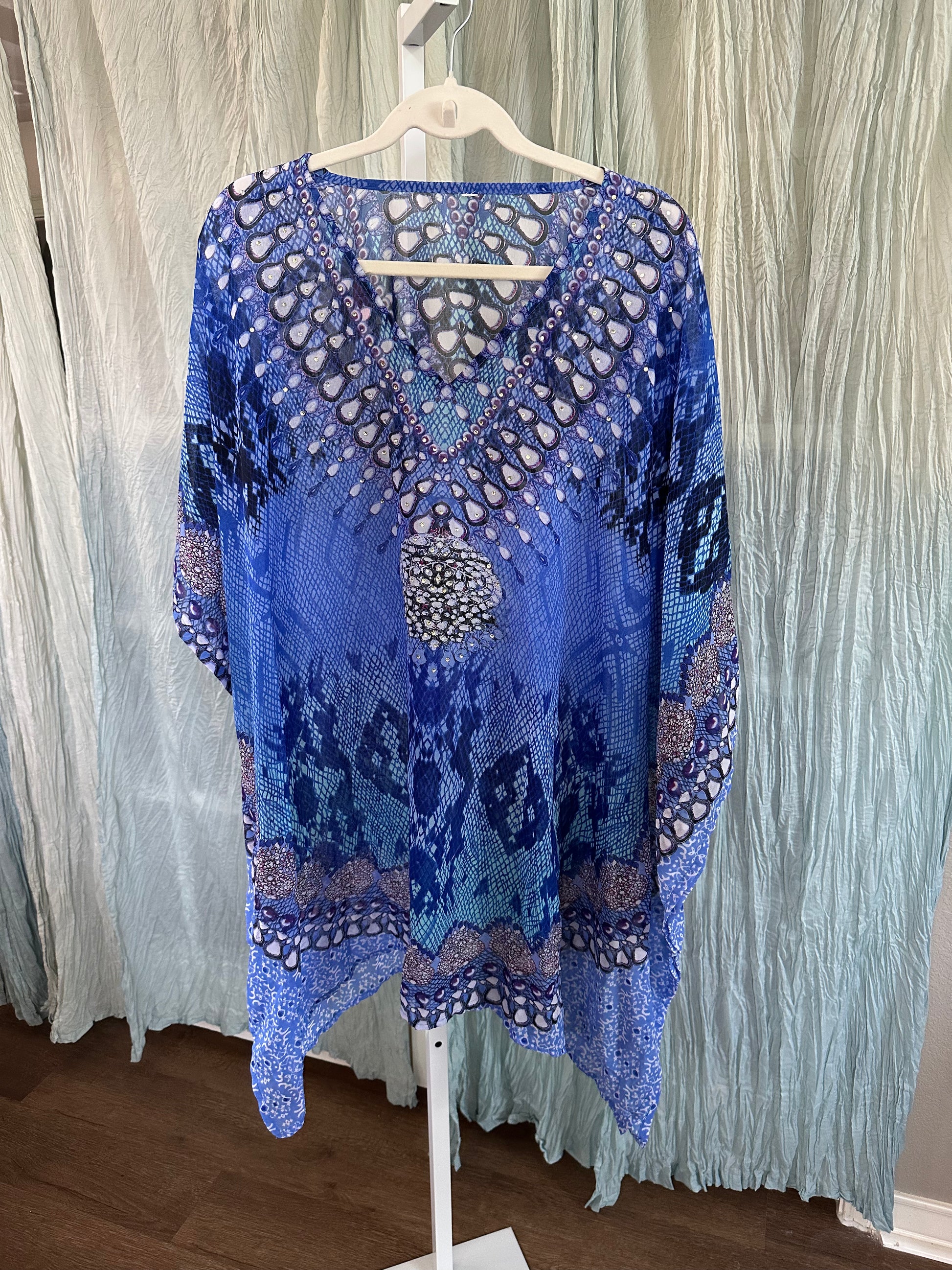 Snakeskin Cover-up Caftan