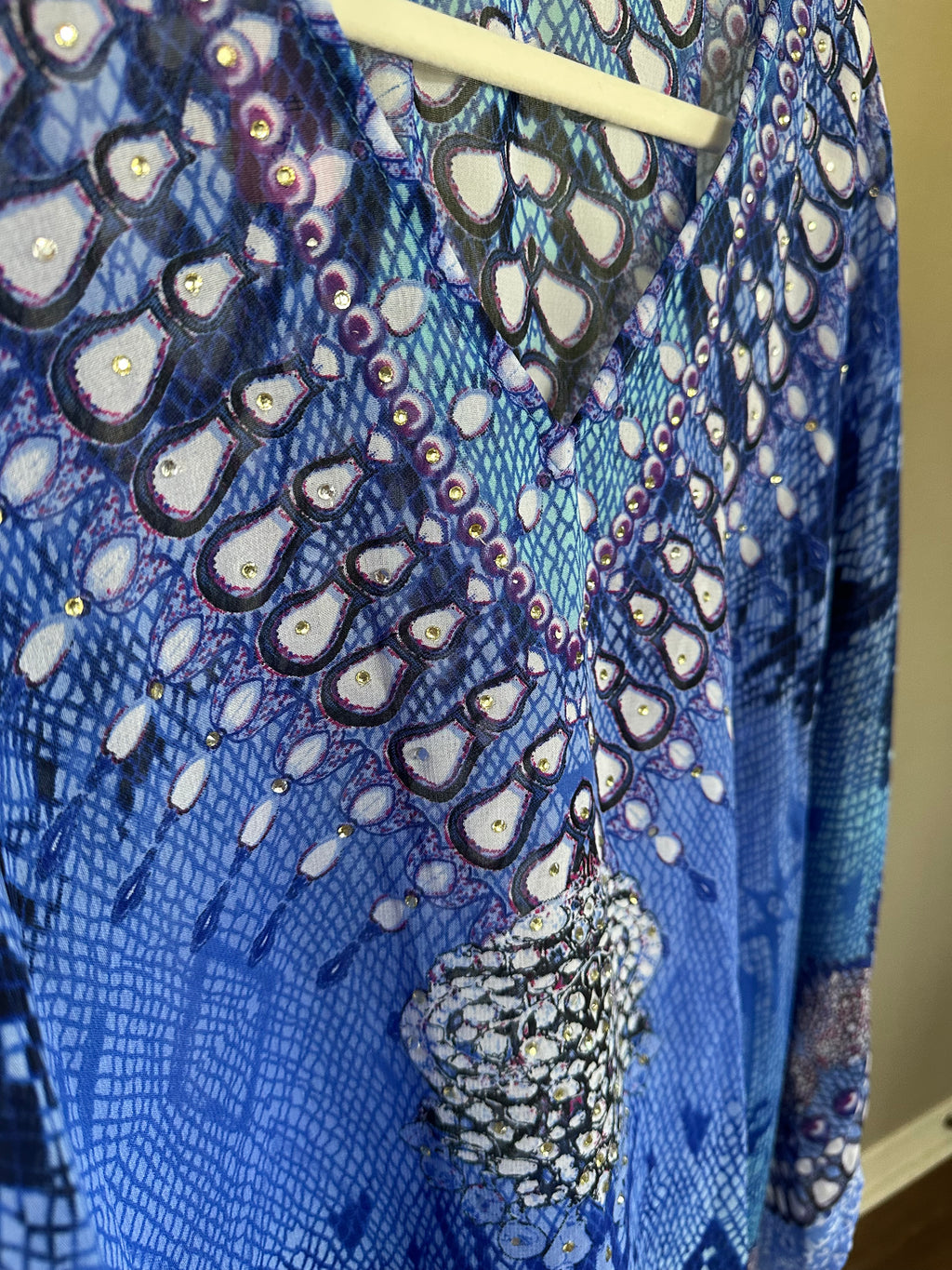 Snakeskin Cover-up Caftan