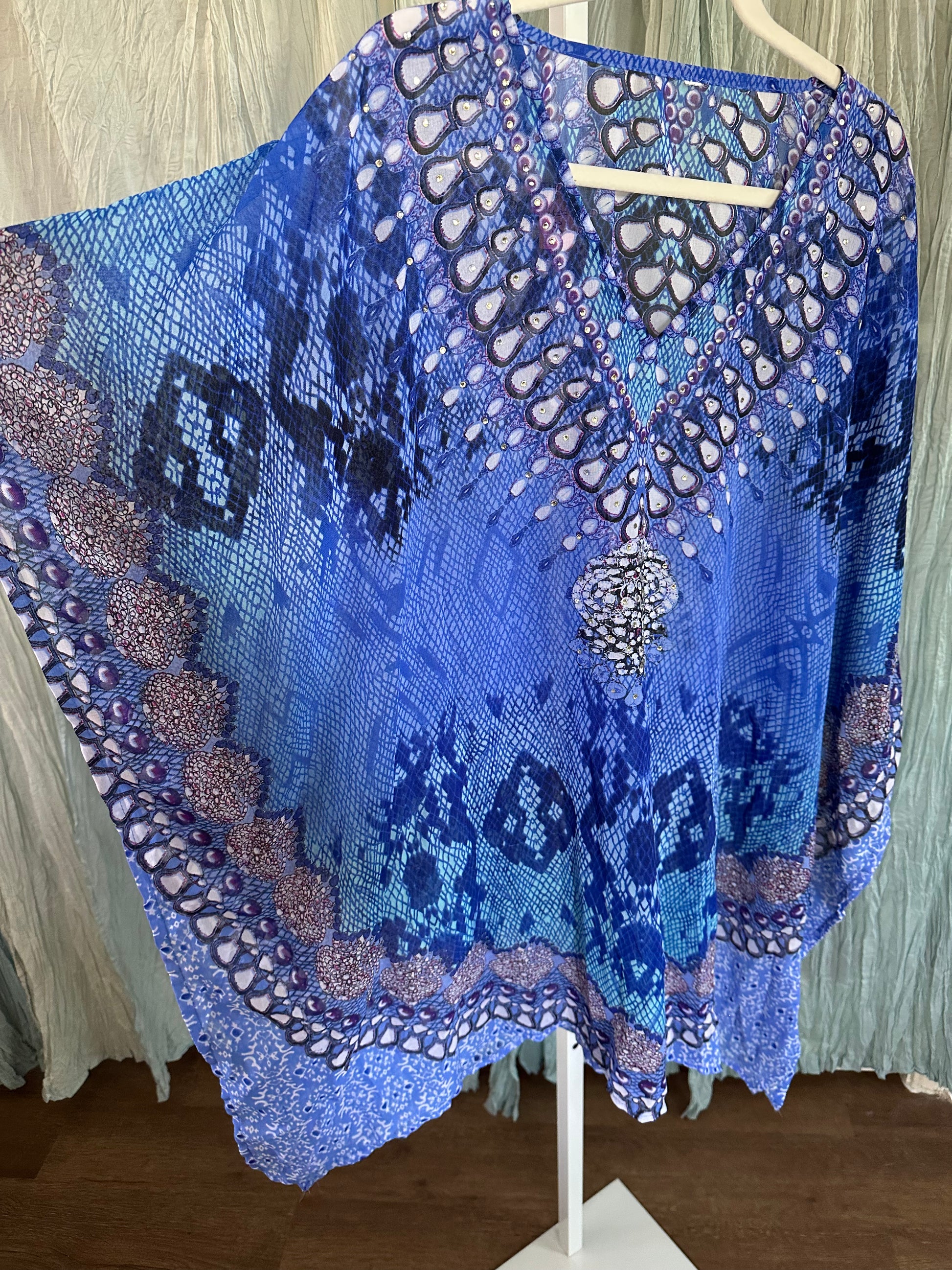 Snakeskin Cover-up Caftan