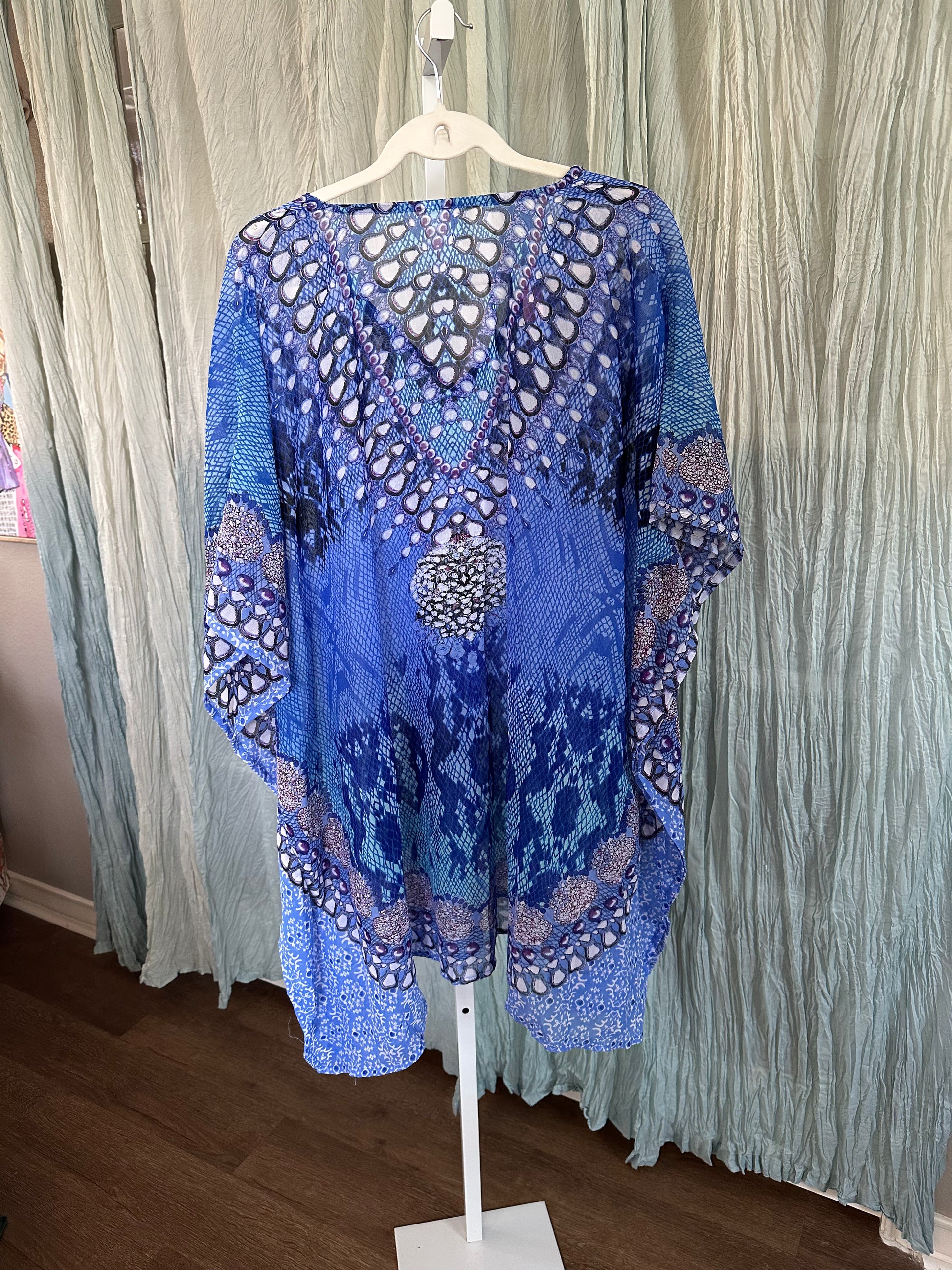 Snakeskin Cover-up Caftan