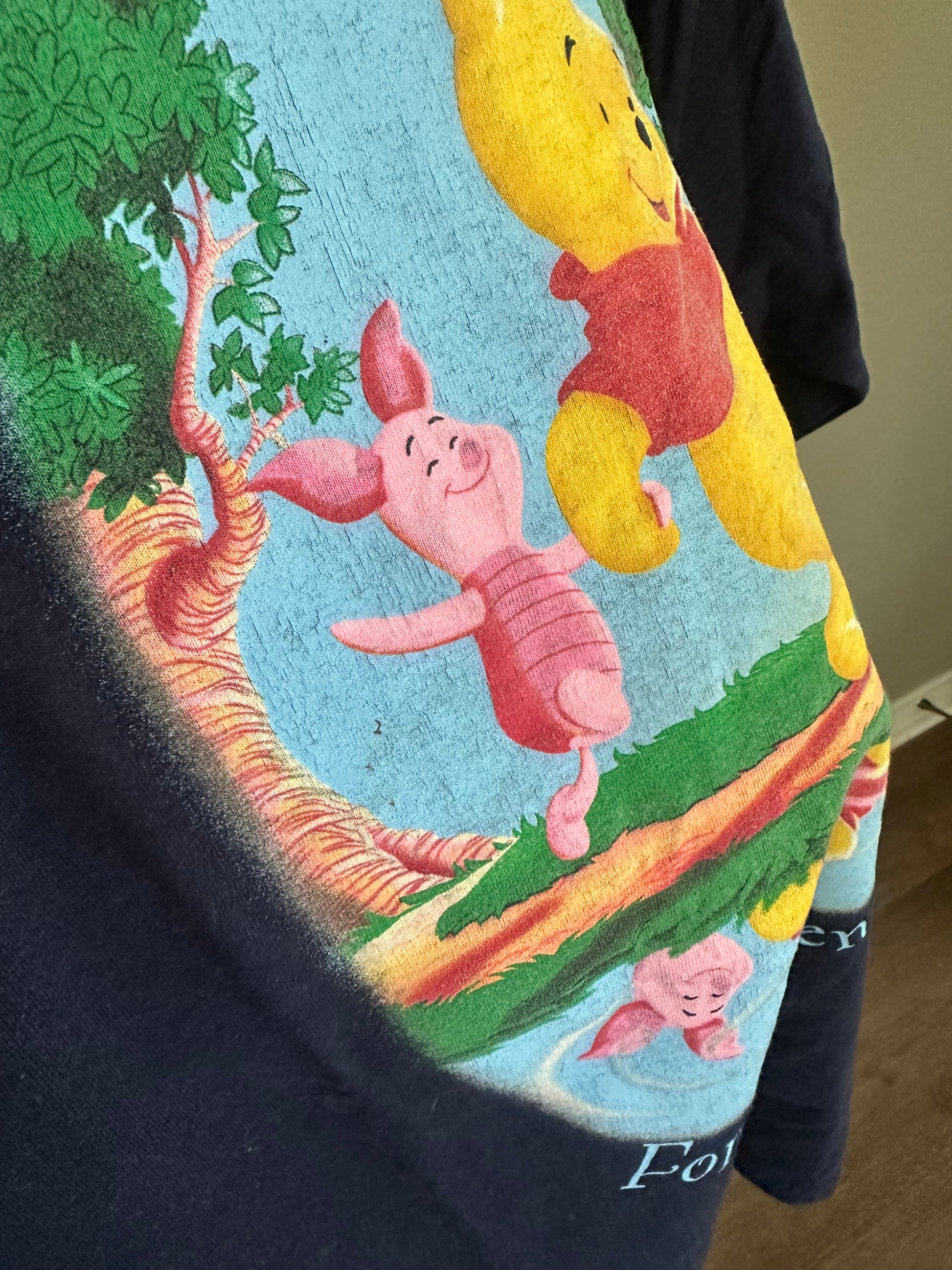 "Forever Friends" Navy Winnie The Pooh T-Shirt
