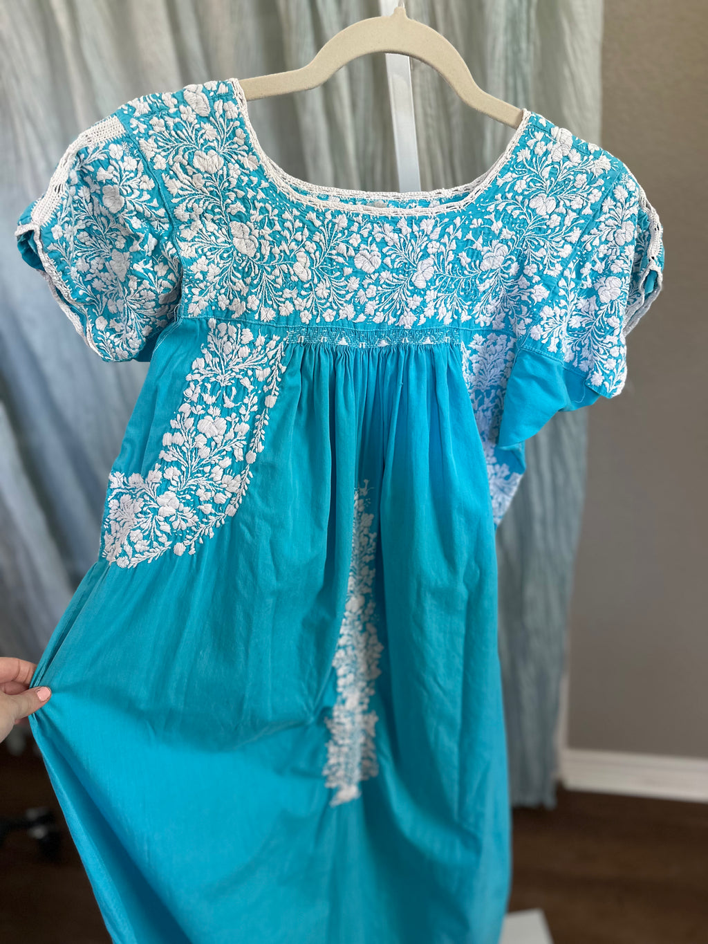 Handmade Mexican Embroidered Dress