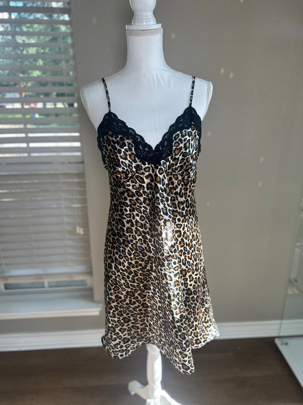 "Ambrielle" Leopard Slip Dress