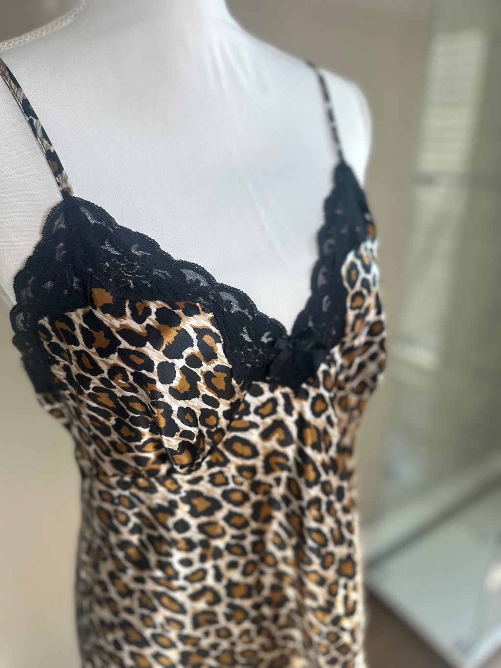 "Ambrielle" Leopard Slip Dress