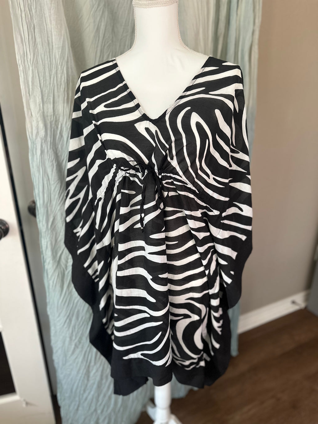 Ralph Lauren Zebra Print Caftan