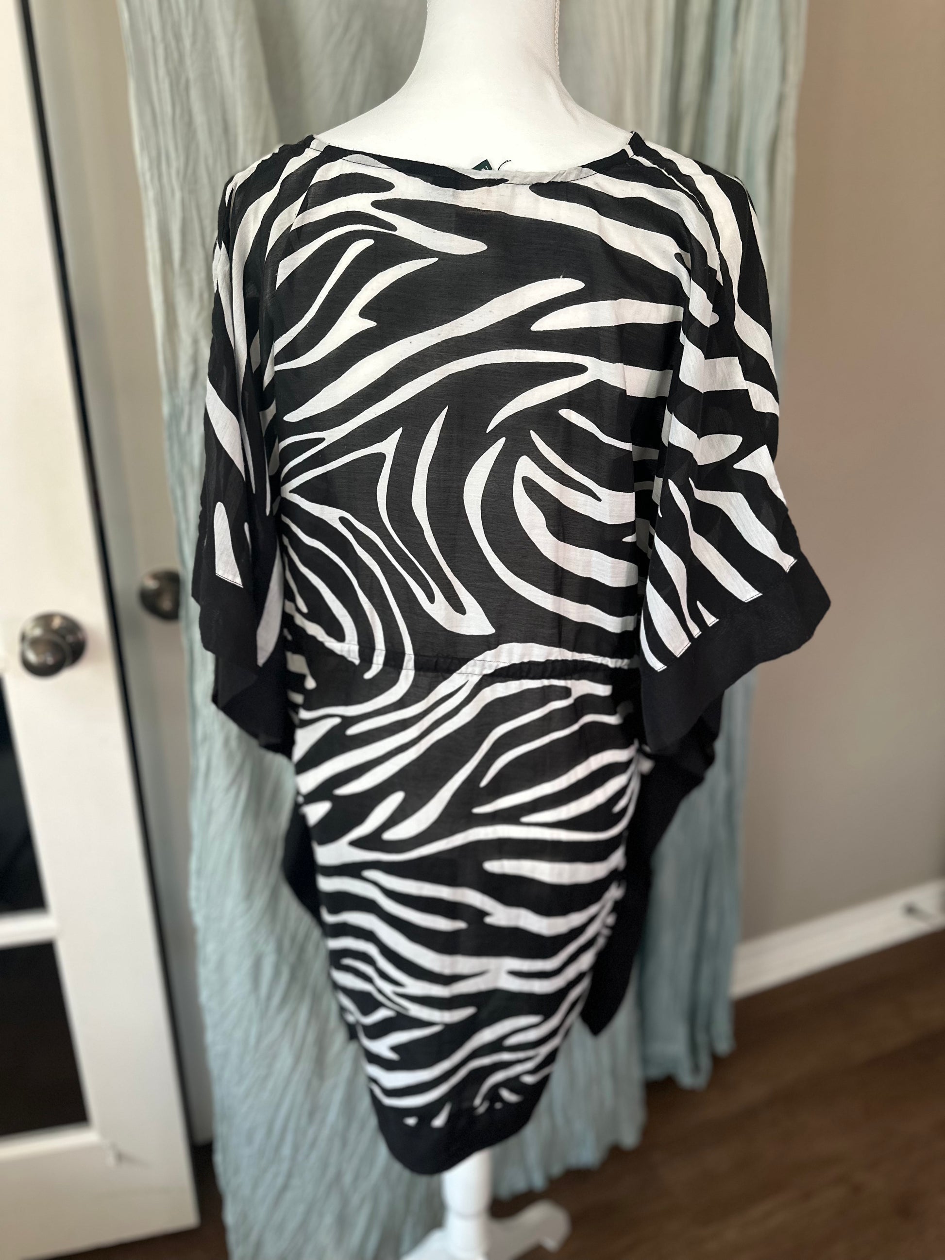 Ralph Lauren Zebra Print Caftan