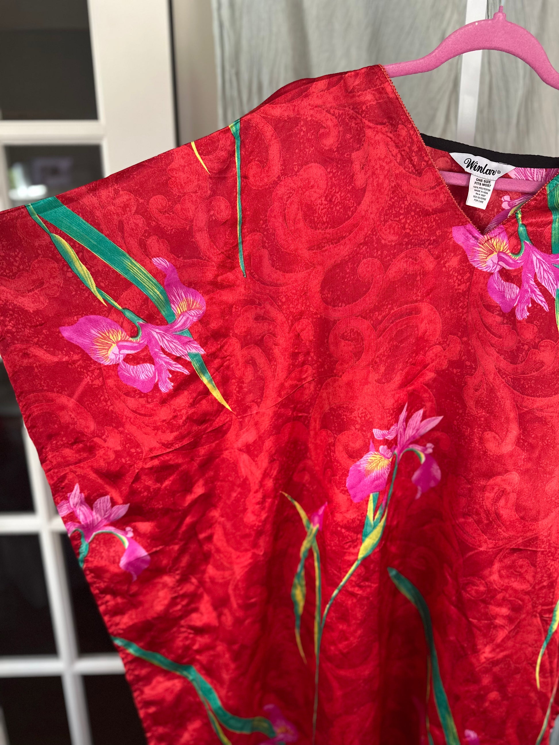Windar Red Floral Caftan