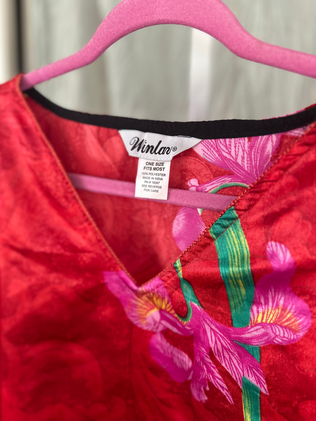 Windar Red Floral Caftan
