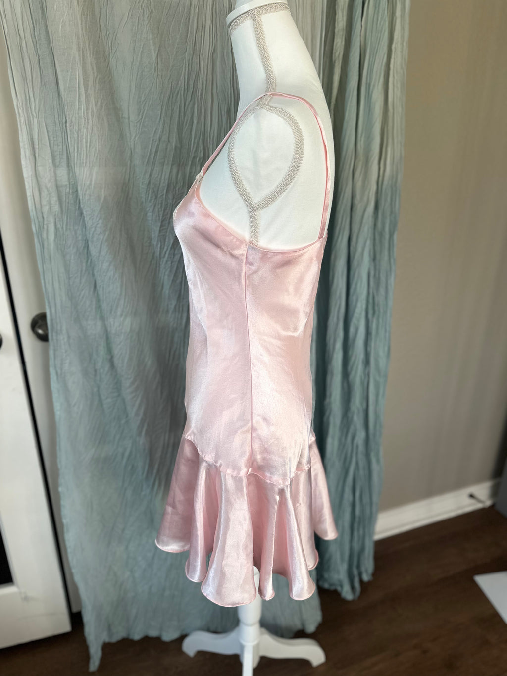 Vintage Victoria's Secret Gold Label Pink Slip
